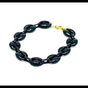 🖤NWT BEAUTIFUL BLACK LINK BRACELET!